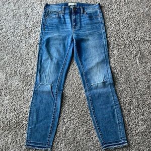 Madewell high rise skinny jeans